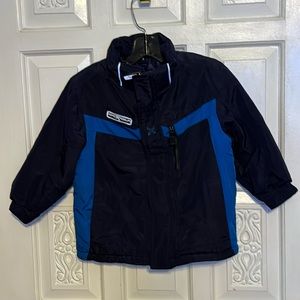 ZeroXPosur Boys Blue And Black Thick Lined Winter Coat Size Small